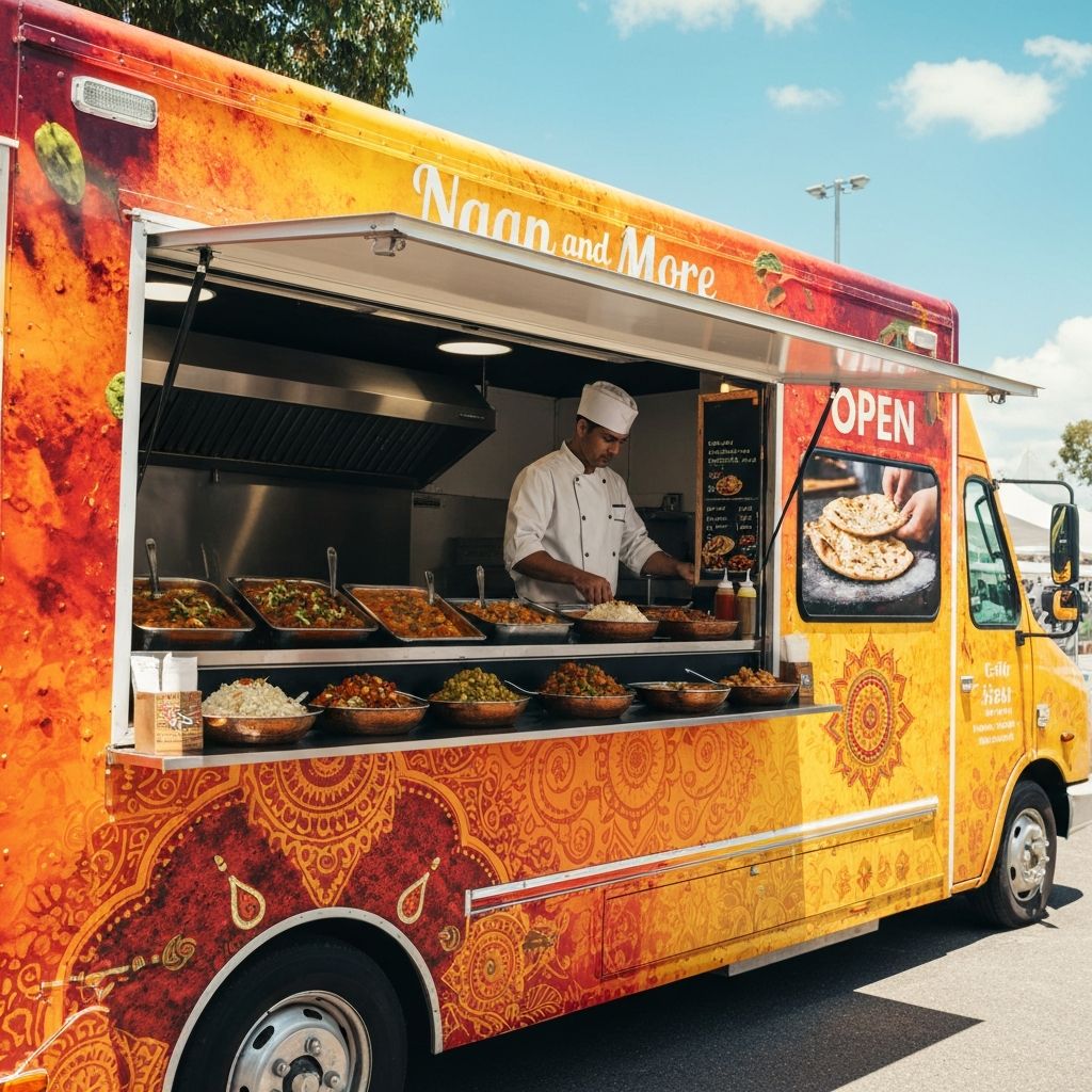 Treats of Punjab food truck parked at a Brisbane event